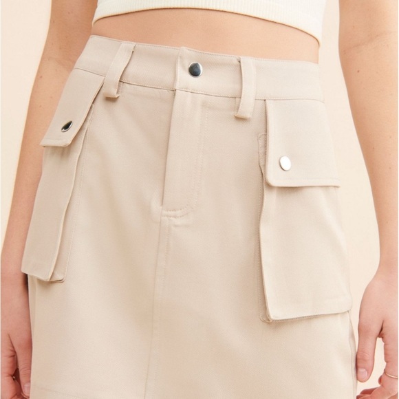 Greylin Tan Mini Skirt - Picture 3 of 8